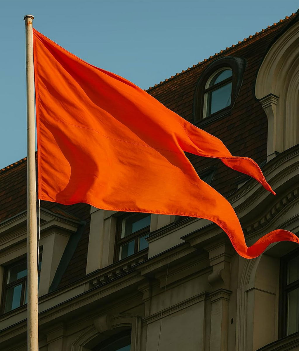 Bhagwa Religious Flag (RED__F01)