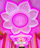 Concentric Multi-Tier Petal Canopy (RED__C51)