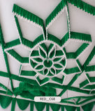 Emerald Geometric Star Mandala (RED__C68)