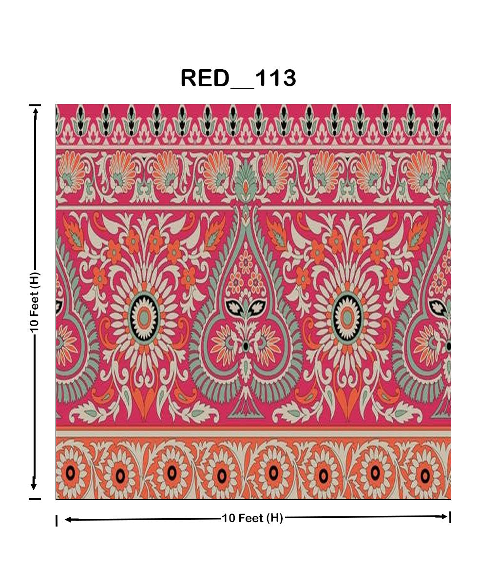 Gulab-Bari Pattern (RED_113)