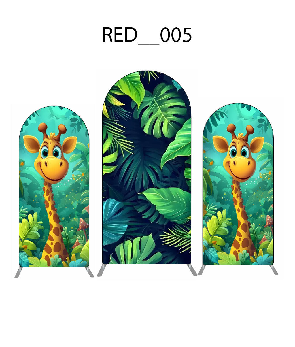 Jungle Safari Arch Backdrop