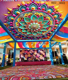 3D Digital Mandala Print Ceiling