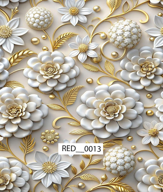 Bas-Relief Floral Art