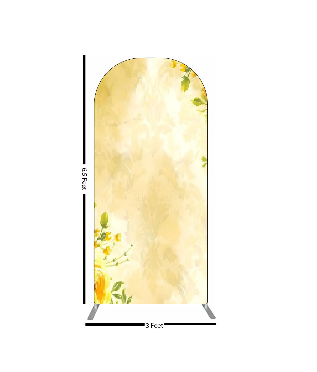 Traditional Haldi Ceremony Backdrop