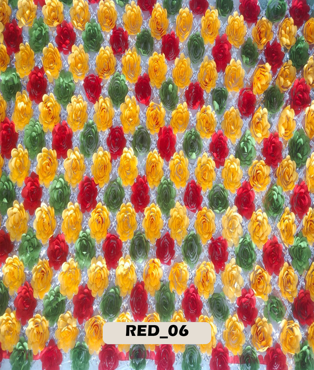Flower Work Fabric