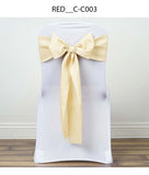 Premium Polyester Chair Sash with Classic Bow
