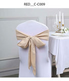 Premium Polyester Chair Sash with Classic Bow