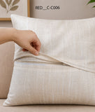 Premium White Velvet Quilted Cushion Cover Set of 5 | Ultra-Soft 16x16 Winter Decor Pillows - Royal events&decors #