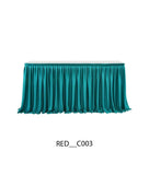 Plain Square Table Cover 2x5 Ft – Premium Lycra Fabric (All Colors Available)