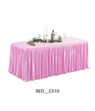 Plain Square Table Cover 2x5 Ft – Premium Lycra Fabric (All Colors Available)