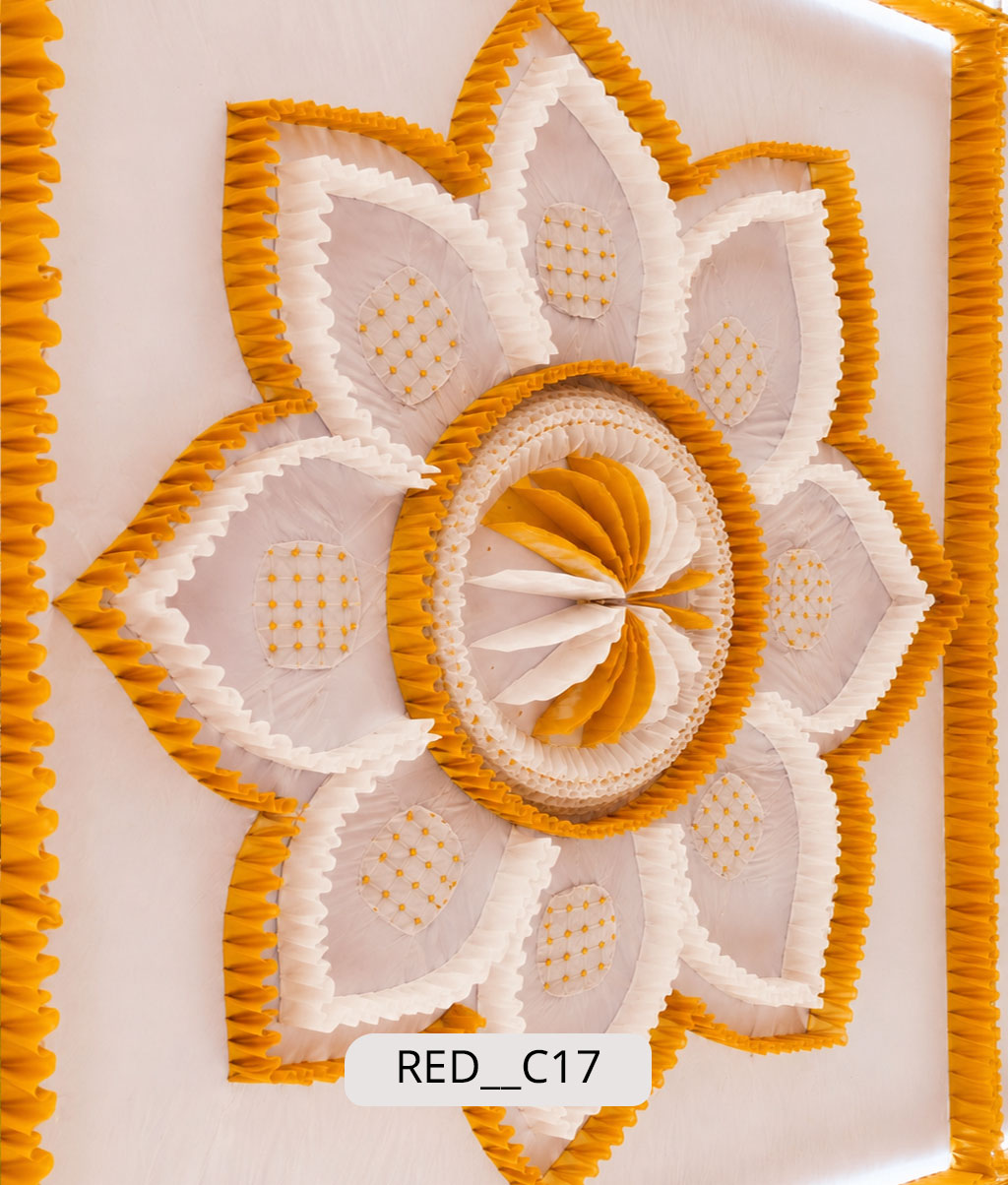 Yellow Sunflower Panel Ceiling Fabric (RED__C17)