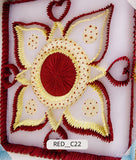 Lotus Flower Mandala / Kamal Phool Pattern (RED__C22)