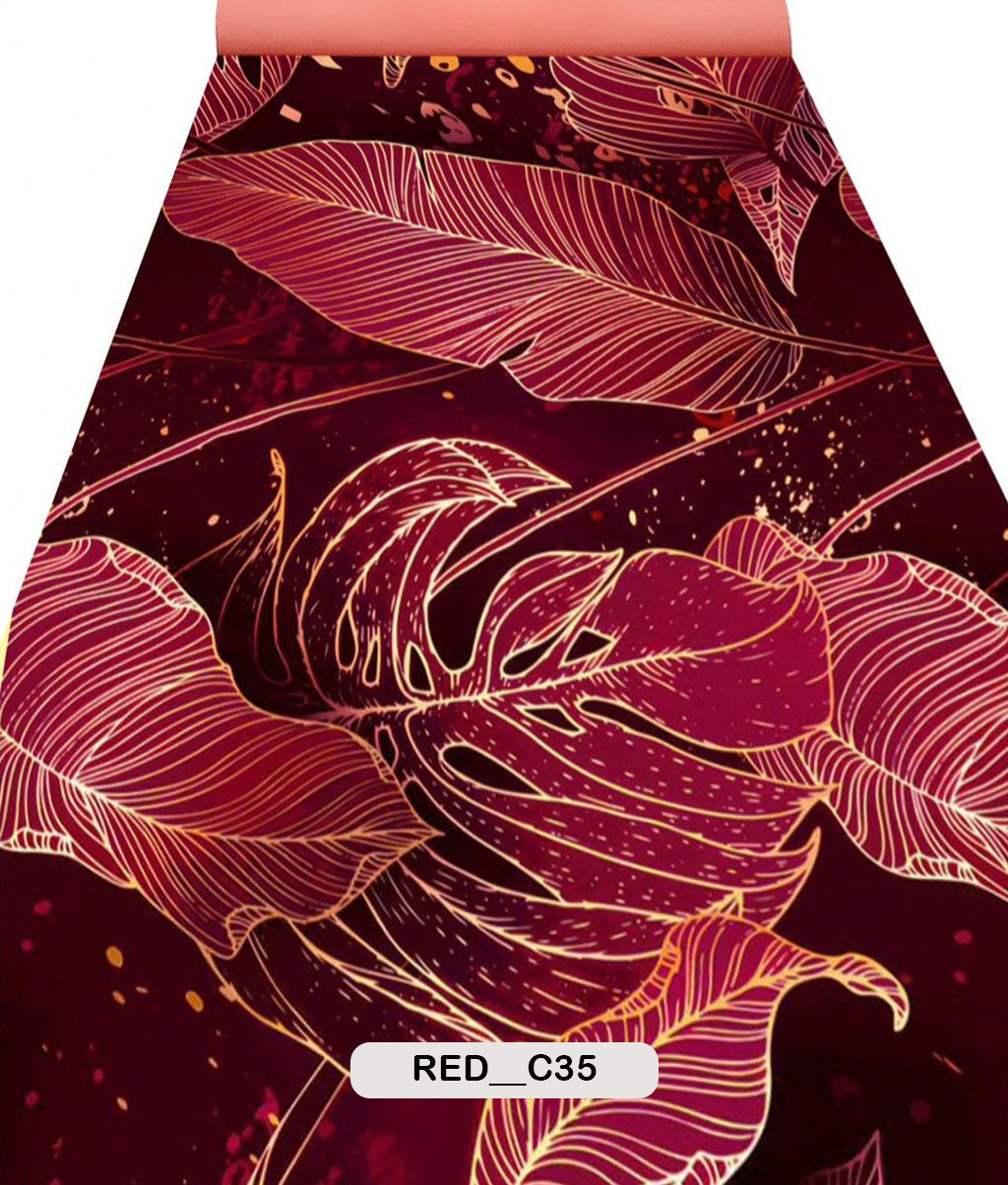 MAROON $ RED THEME CARPET