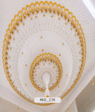 Imperial White & Gold Layered Dome (RED__C70)