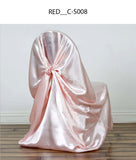Luxury Satin Dining Chair Cover (All Colours, Universal Fit, Reusable)