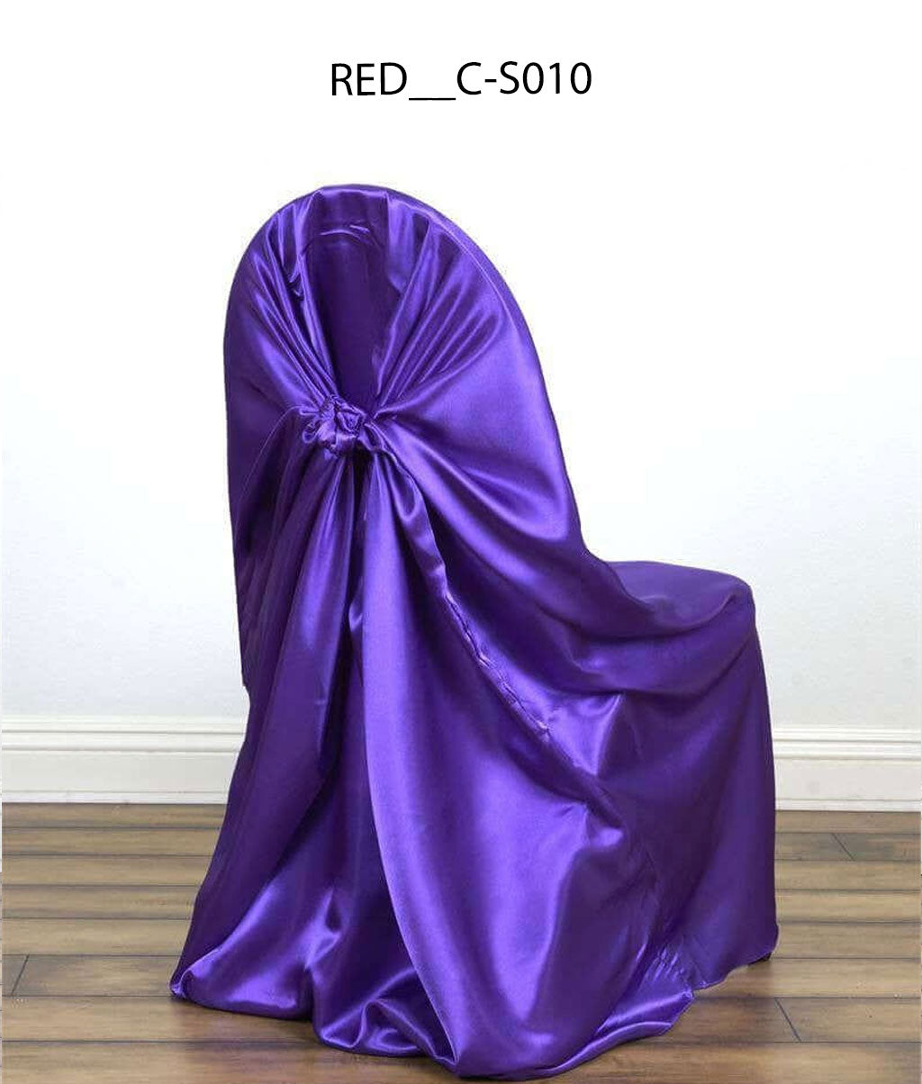 Luxury Satin Dining Chair Cover (All Colours, Universal Fit, Reusable)