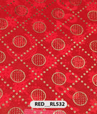 Roto Foil Print & Lycra Foil Print Fabric | Premium Shiny Decorative Fabric for Events & Draping