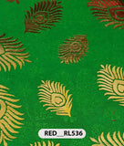 Roto Foil Print & Lycra Foil Print Fabric | Premium Shiny Decorative Fabric for Events & Draping