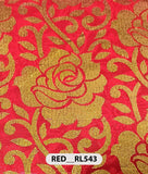 Roto Foil Print & Lycra Foil Print Fabric | Premium Shiny Decorative Fabric for Events & Draping