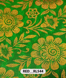 Roto Foil Print & Lycra Foil Print Fabric | Premium Shiny Decorative Fabric for Events & Draping