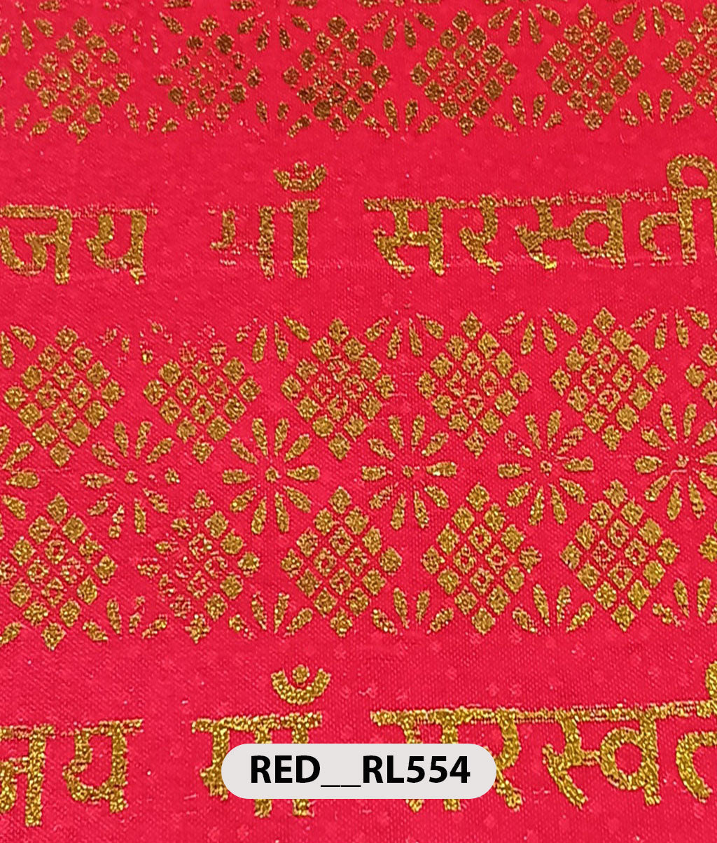 Roto Foil Print & Lycra Foil Print Fabric | Premium Shiny Decorative Fabric for Events & Draping