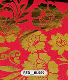 Roto Foil Print & Lycra Foil Print Fabric | Premium Shiny Decorative Fabric for Events & Draping