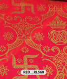 Roto Foil Print & Lycra Foil Print Fabric | Premium Shiny Decorative Fabric for Events & Draping