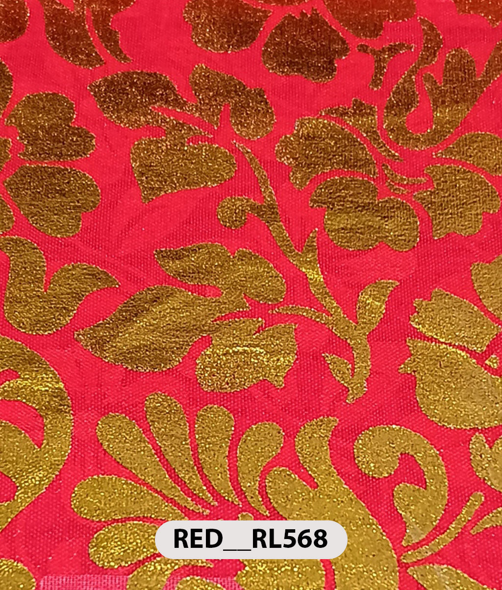 Roto Foil Print & Lycra Foil Print Fabric | Premium Shiny Decorative Fabric for Events & Draping (Copy)