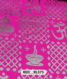 Roto Foil Print & Lycra Foil Print Fabric | Premium Shiny Decorative Fabric for Events & Draping (Copy)