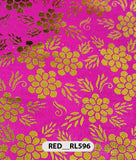 Roto Foil Print & Lycra Foil Print Fabric | Premium Shiny Decorative Fabric for Events & Draping