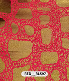 Roto Foil Print & Lycra Foil Print Fabric | Premium Shiny Decorative Fabric for Events & Draping