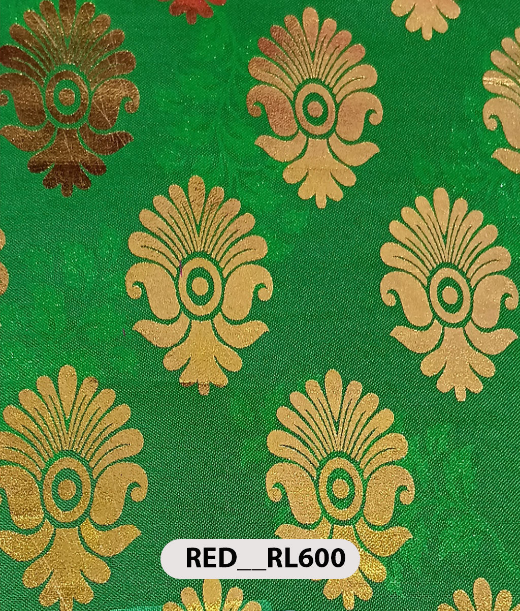 Roto Foil Print & Lycra Foil Print Fabric | Premium Shiny Decorative Fabric for Events & Draping