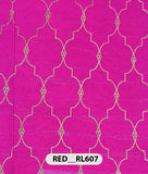 Roto Foil Print & Lycra Foil Print Fabric | Premium Shiny Decorative Fabric for Events & Draping