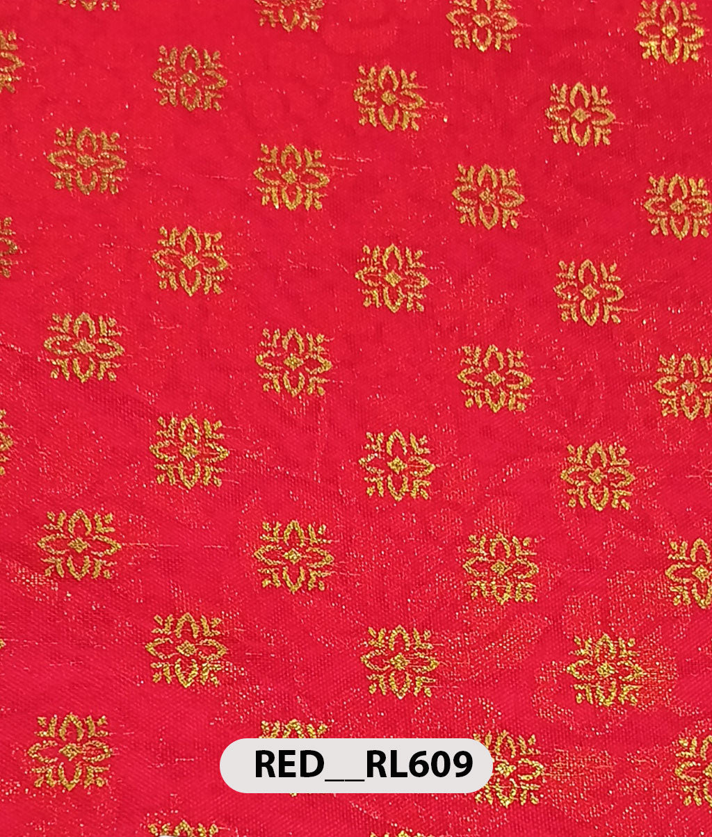 Roto Foil Print & Lycra Foil Print Fabric | Premium Shiny Decorative Fabric for Events & Draping
