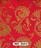 Roto Foil Print & Lycra Foil Print Fabric | Premium Shiny Decorative Fabric for Events & Draping