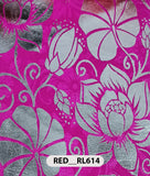 Roto Foil Print & Lycra Foil Print Fabric | Premium Shiny Decorative Fabric for Events & Draping