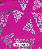 Roto Foil Print & Lycra Foil Print Fabric | Premium Shiny Decorative Fabric for Events & Draping