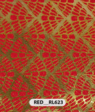 Roto Foil Print & Lycra Foil Print Fabric | Premium Shiny Decorative Fabric for Events & Draping