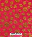 Roto Foil Print & Lycra Foil Print Fabric | Premium Shiny Decorative Fabric for Events & Draping
