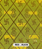 Roto Foil Print & Lycra Foil Print Fabric | Premium Shiny Decorative Fabric for Events & Draping