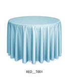 Plain Round Table Cover – Premium Fabric (All Colors Available)