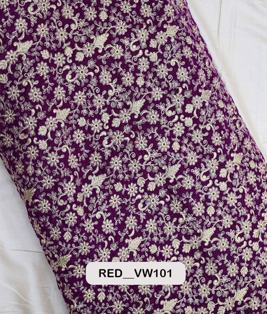 Velvet Work Fabric