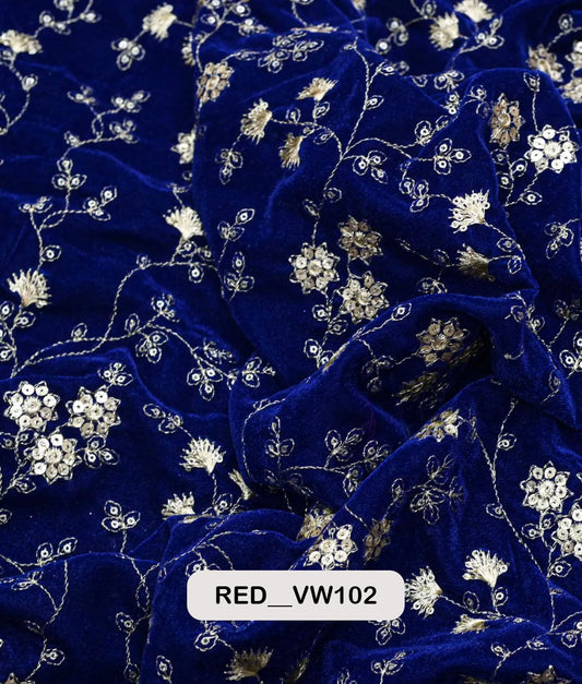 Velvet Work Fabric