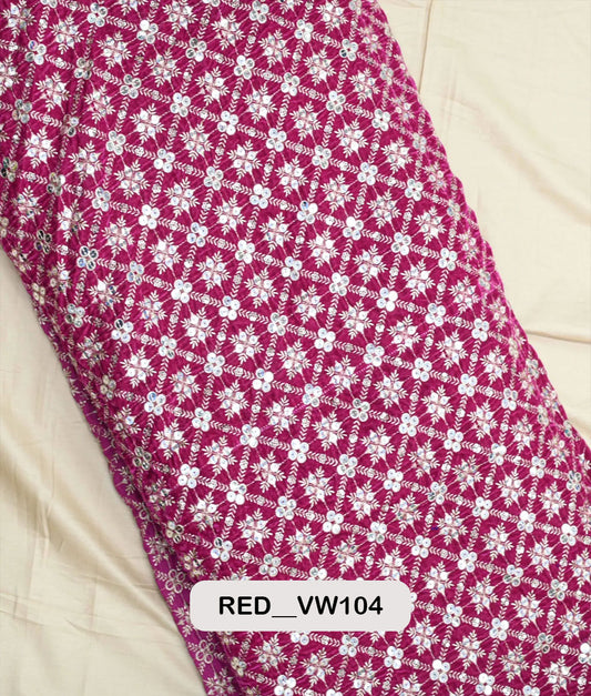 Velvet Work Fabric