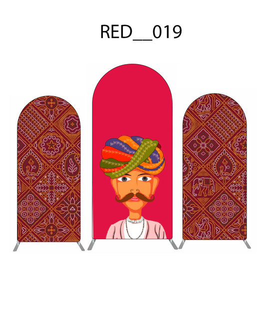 Rajasthani Kathputli (Puppet) Theme Backdrop