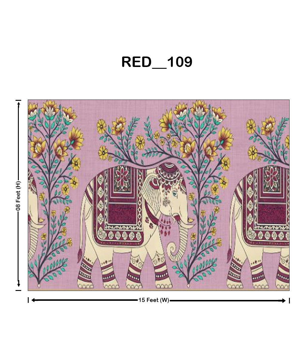 Royal Elephant Floral Pink(RED__109) 2