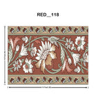 Terracotta Heritage Floral (RED_118)
