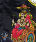 Jai Shri Shanidev Maharaj Religious Flag (RED__F09)