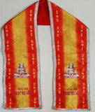 Jai Shree Balaji Printed Religious Patka / Devotional Stole (RED__D11)