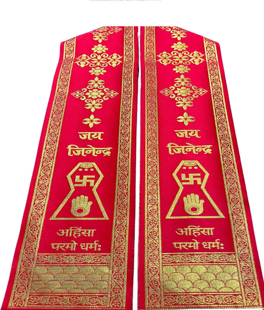 Jai Jinendra Religious Jain Dupatta